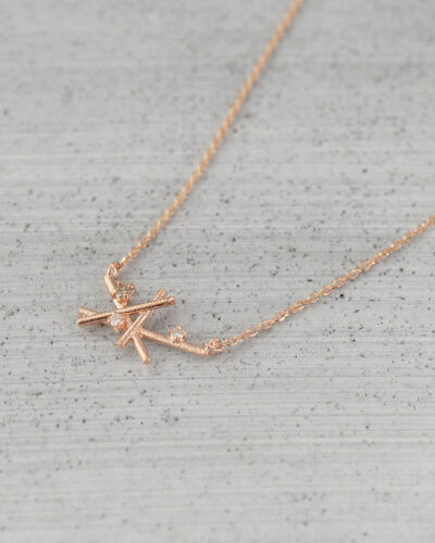 On the Nest Necklace - 14K Gold (Cubic Zirconia)