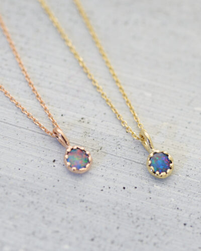 Opal Mud Necklace  - 14K Gold