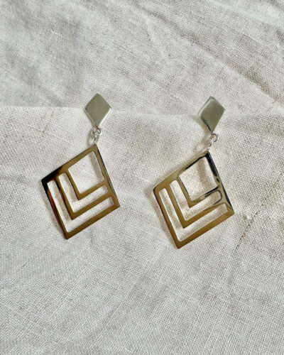 Rise EA04 Earrings - Sterling Silver