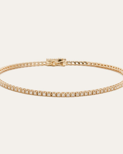 Spirit Diamond Tennis Bracelet - 14ct Gold