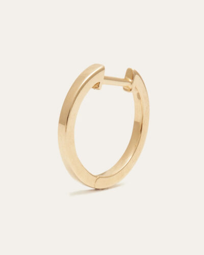Square Huggie Medium - 9CT Gold