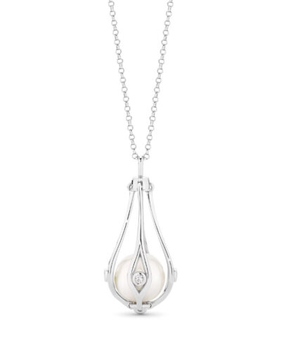 Doris Necklace - Sterling Silver Rhodium Plated