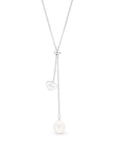 Heirloom of Love Lariat - Sterling Silver Rhodium Plated (41cm)