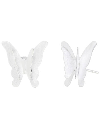 Butterfly Stud Earrings - Sterling Silver