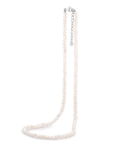 Muse Necklace - Sterling Silver Rhodium Plated (45cm)