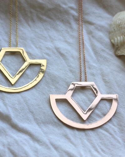 Tilsam NE06 Necklace - 18kt Rose Gold Vermeil (45cm)