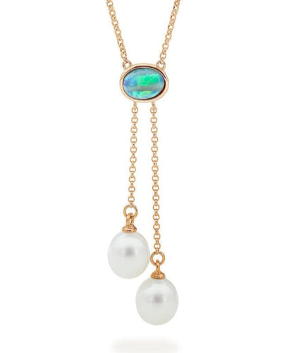 Oceanides Lariat Necklace - 9ct Yellow Gold