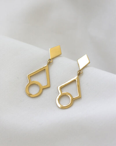 Rise EA01 Earrings - 18kt Gold Vermeil