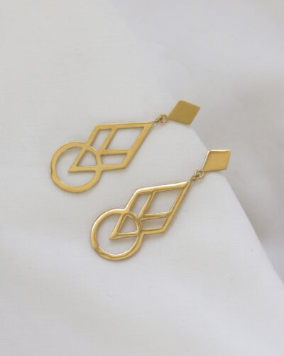 Rise EA02 Earrings - 18kt Gold Vermeil