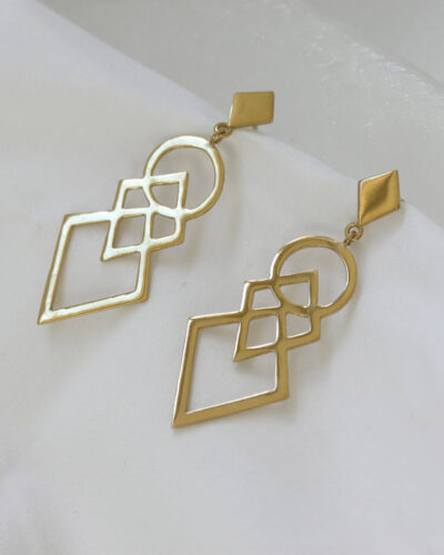 Rise EA03 Earrings - 18kt Gold Vermeil
