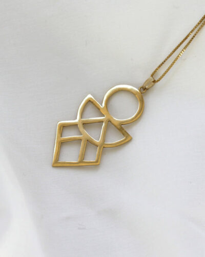 Rise NE02 Necklace - 18kt Gold Vermeil (42cm)