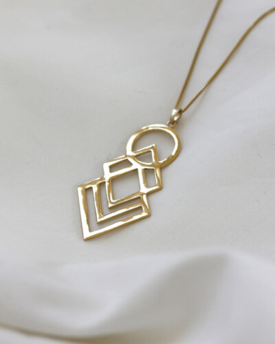 Rise NE03 Necklace - 18kt Gold Vermeil (42cm)