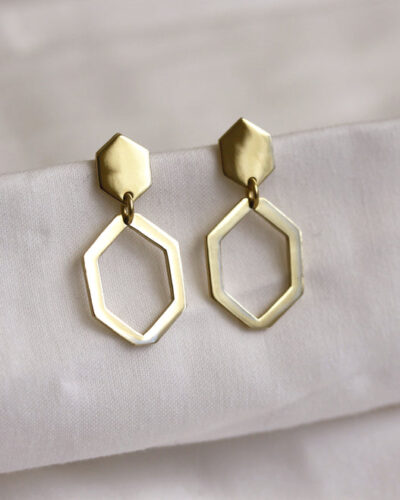 Element EA01 Earrings - 18kt Gold Vermeil