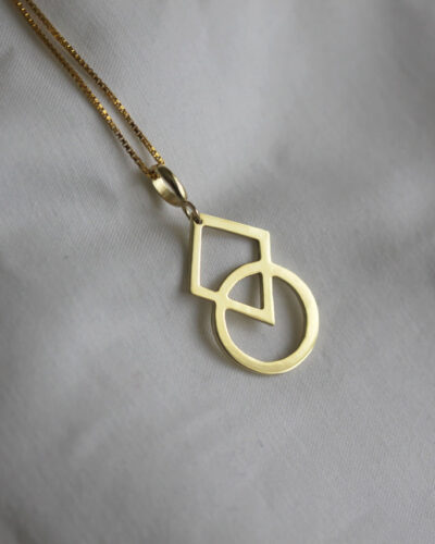 Element NE02 Necklace - 18kt Gold Vermeil (42cm)