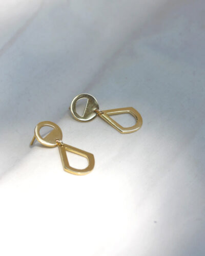 Element EA02 Earrings - 18kt Gold Vermeil