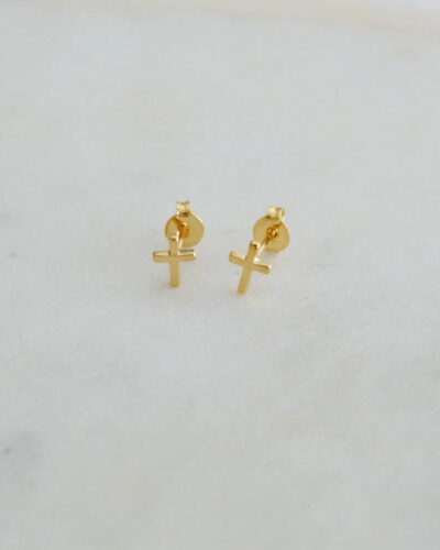 Small Cross Studs