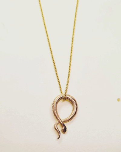 Snake Necklace - 9K Gold - test