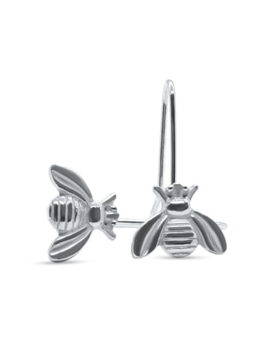 Bee Earrings - Sterling Silver