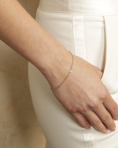 Diamond Spectacle Bracelet - 18ct White Gold