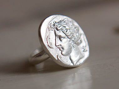 Coin Ring - Sterling Silver