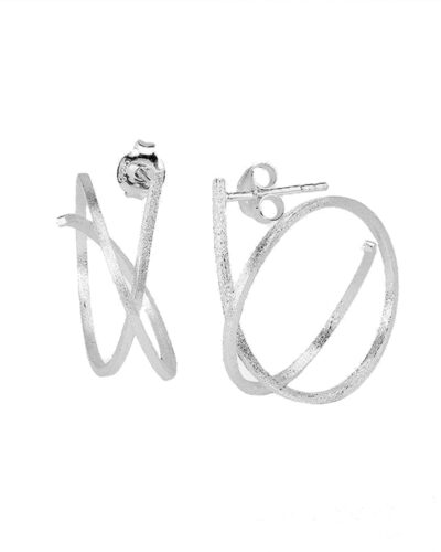 Amelie Knot Studs - Sterling Silver