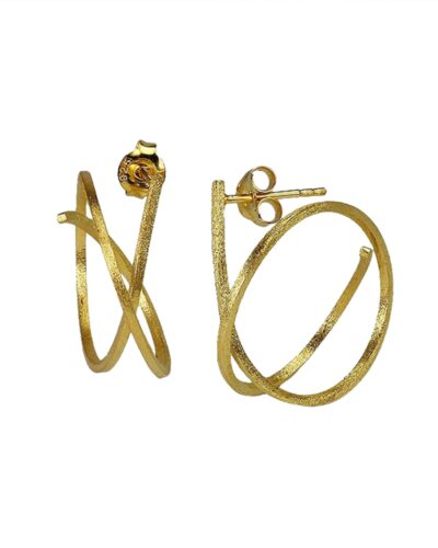 Amelie Knot Studs - 18K Gold Plated
