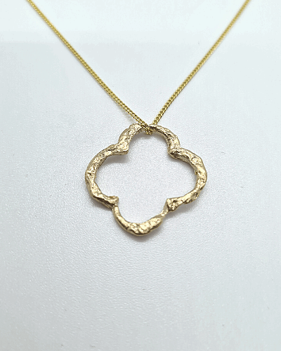 Poppy Necklace - 9K Gold
