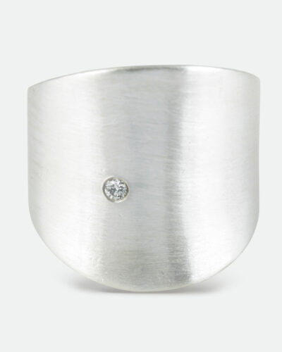 Titan Diamond Ring - Sterling Silver