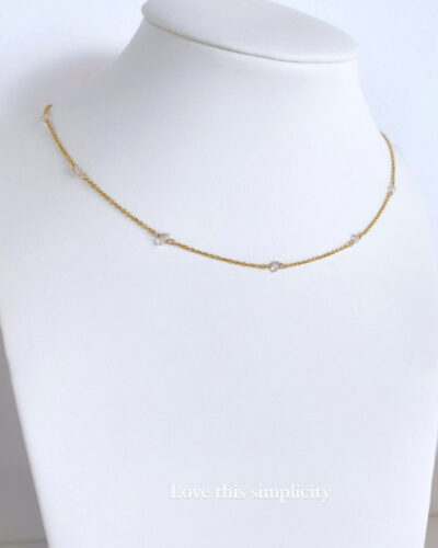 Herkimer Diamonds Necklace (18 inch / 45cm)