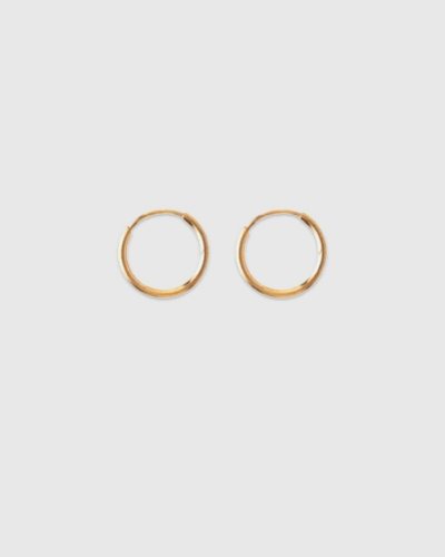Small Infinity Hoops (14mm) - 14K Gold Filled