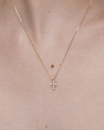 Cross Crystal Necklace