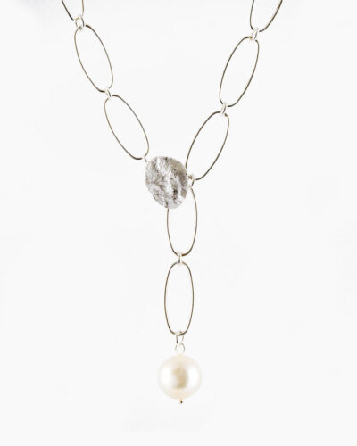 Clio Pearl Necklace - Sterling Silver - test