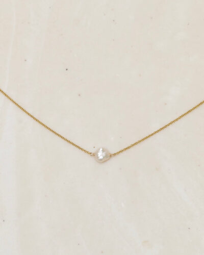 Keshi Point Necklace (16 inch / 40cm)