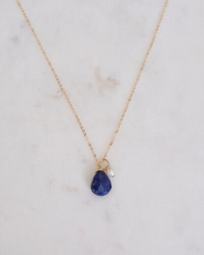 Lapis Lazuli Pearl Necklace