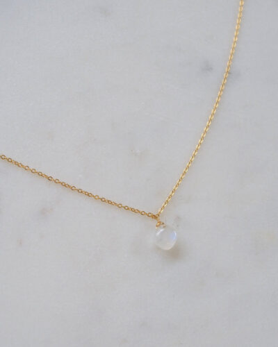 Moonstone Square Necklace