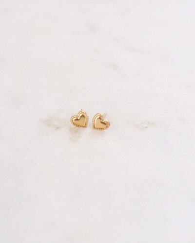 Love Heart Stud Earrings