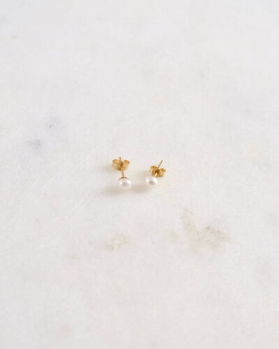 Mini Pearl Stud Earrings