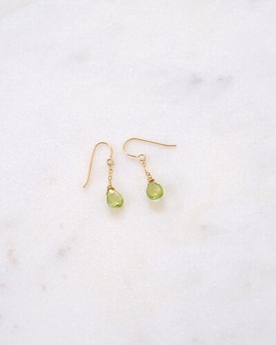 Peridot Drop Earrings