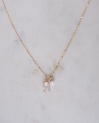 Rose Pearl Necklace