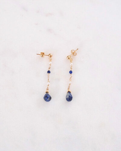 Lapis Lazuli Bohemian Earrings