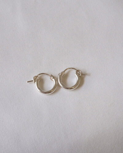 Huggie Hoops - Sterling Silver (13mm)