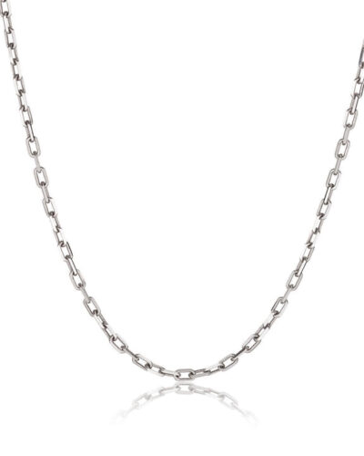 Long Chain Necklace - Sterling Silver