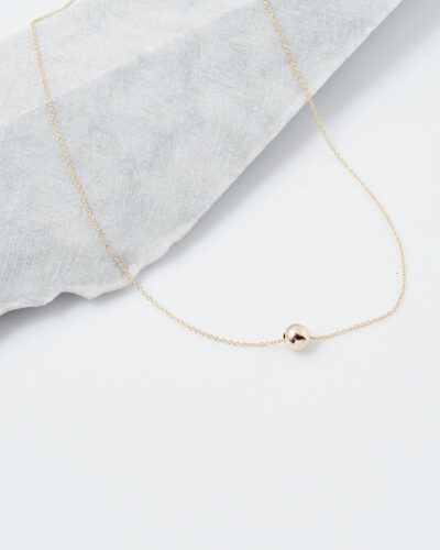 Single Bead - 14k Gold Filled (50cm) (Gold Chain & Bead)