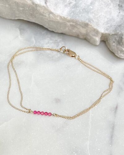Tiny Rubies - 14k Gold Filled (Large)