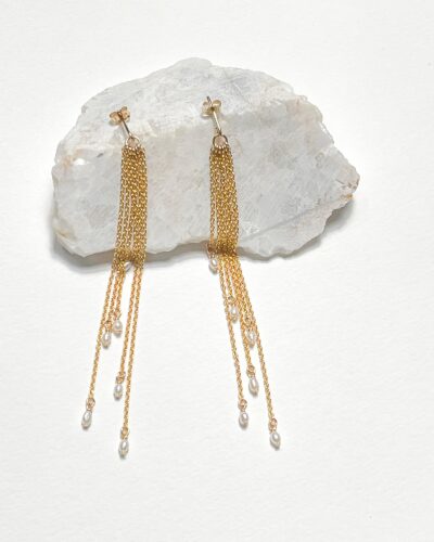 Rice Pearl Tassels - 14k Gold Filled