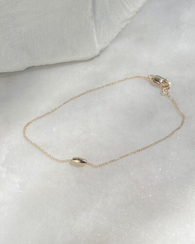 Mini Oval Bead - 14k Gold Filled (Large)