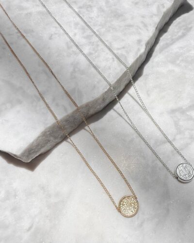 San Benito Coin - 14k Gold Filled (45cm) (Curb Chain)