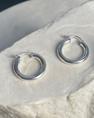 Sophia Hoops - Sterling Silver