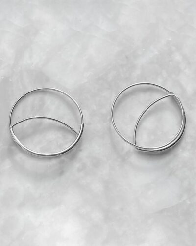 Eclipse Hoops - Sterling Silver (Small)
