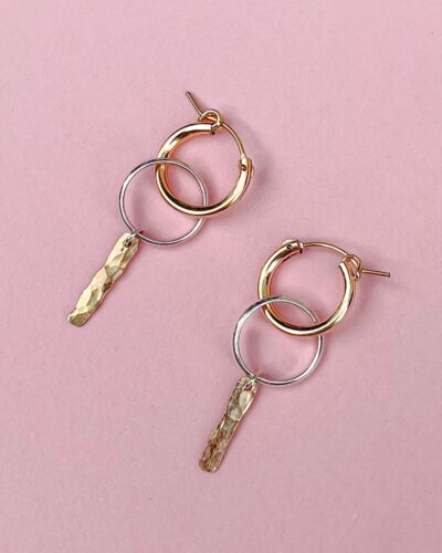 Mixed Metal Drops - 14k Gold Filled & Sterling Silver